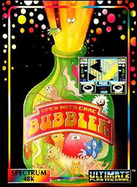 Bubbler box art for ZX Spectrum